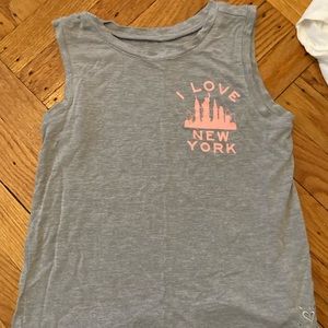 Grey and Pink Tank